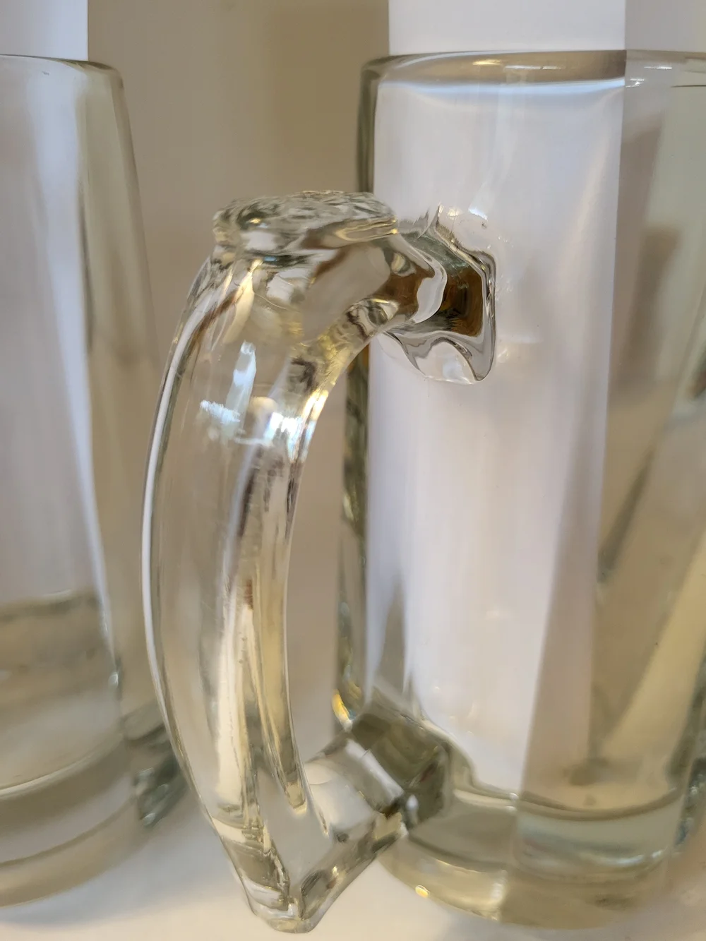 Hard Rock Cafe Newport Beach Logo Glass Beer Mug S/2 6